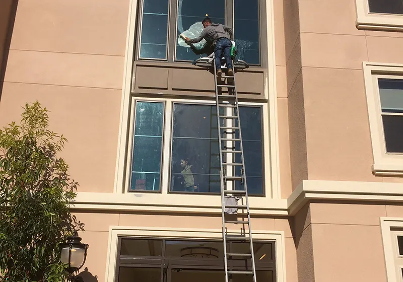 Commercial window washing in Newport Beach, CA