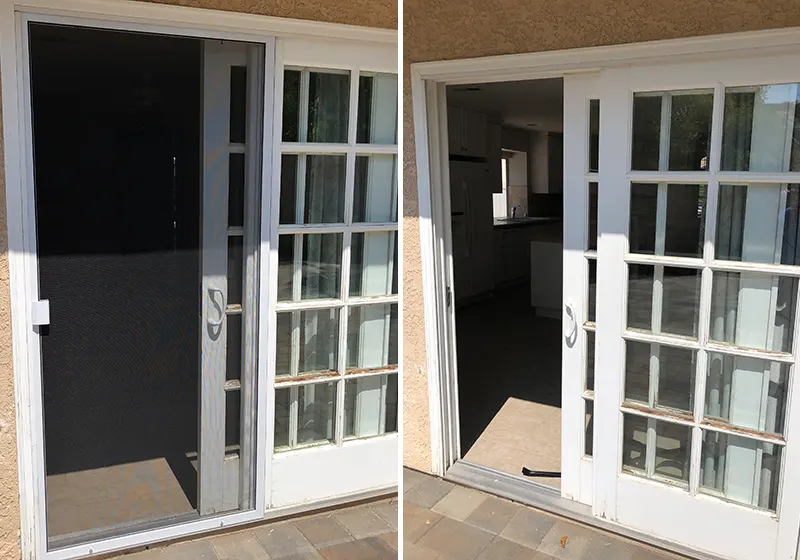 New Screen Door Installation in San Clemente, California